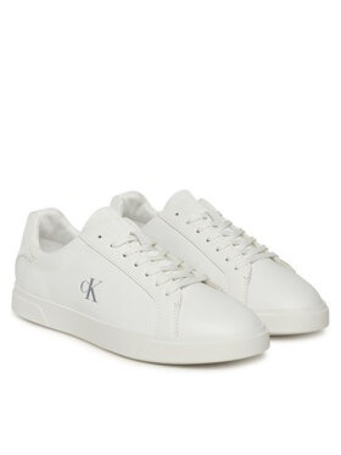 Calvin Klein Sneakersy Low Pro Cups Lth Mg HW0HW02823 Biały