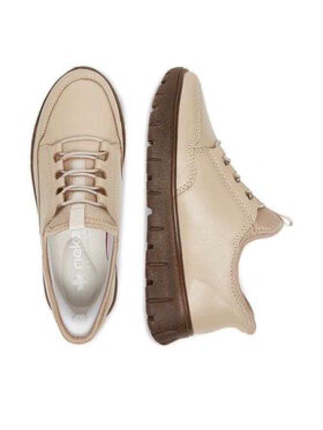 Rieker Sneakersy N1357-60 Beżowy