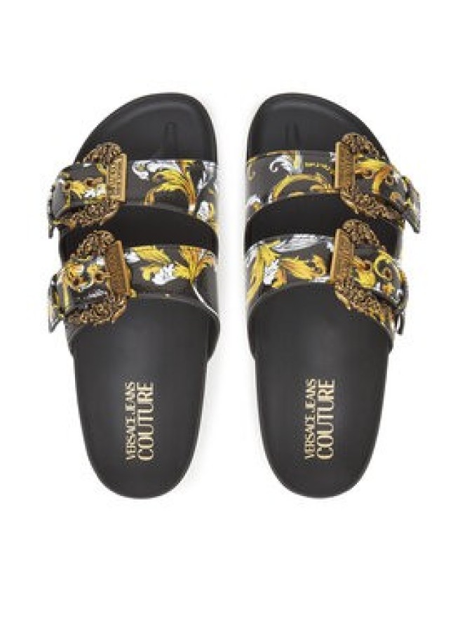 Versace Jeans Couture Klapki 78VA3SM1 Czarny