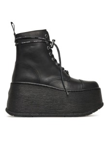 NEW ROCK Botki M-WALL083CCT-C2 Czarny