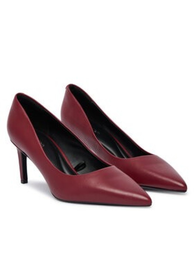 Calvin Klein Szpilki Ess Stiletto 70 HW0HW02607 Bordowy