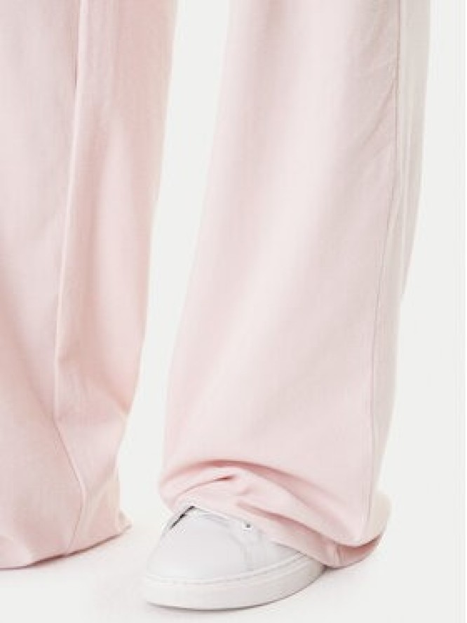 Guess Spodnie dresowe O4BB02 K7611 Różowy Regular Fit