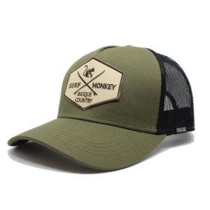Czapka Trucker - 5 paneli / Recykling / Jeden rozmiar (Oliwkowy/Czarny)