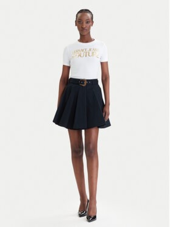 Versace Jeans Couture T-Shirt 80HAHT00 CJ03T Biały Slim Fit