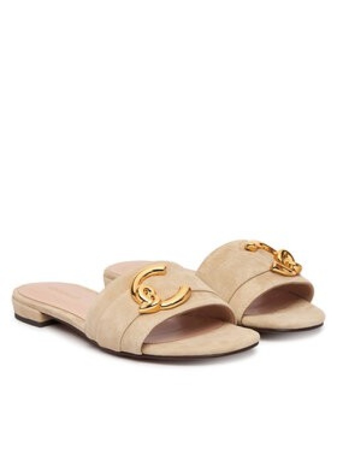 Coccinelle Klapki C-Me E4 SB2 17 01 01 Beżowy