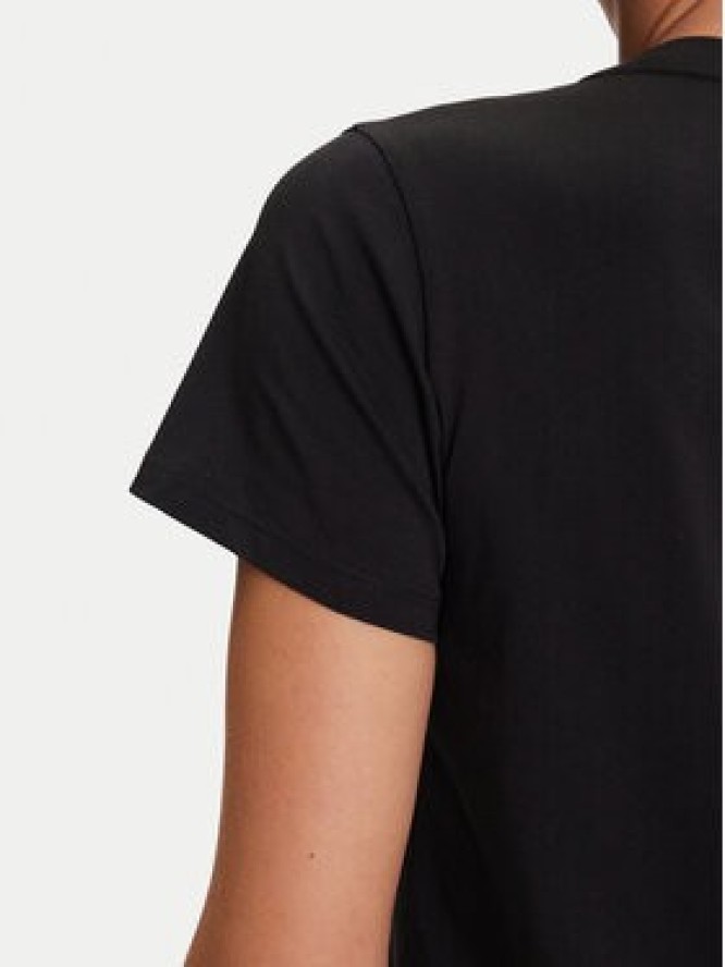 Liu Jo Sport T-Shirt TF5162 JS923 Czarny Regular Fit