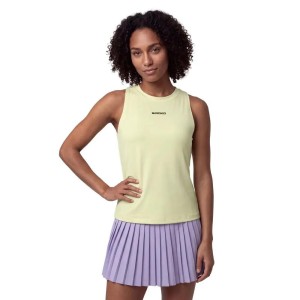 Damski top bez rękawów do gry w padla Padel Siroko Shear-W Lime