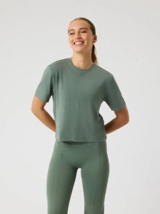 bjorn_borg STUDIO SOFT T-SHIRT damska AGAVE GREEN