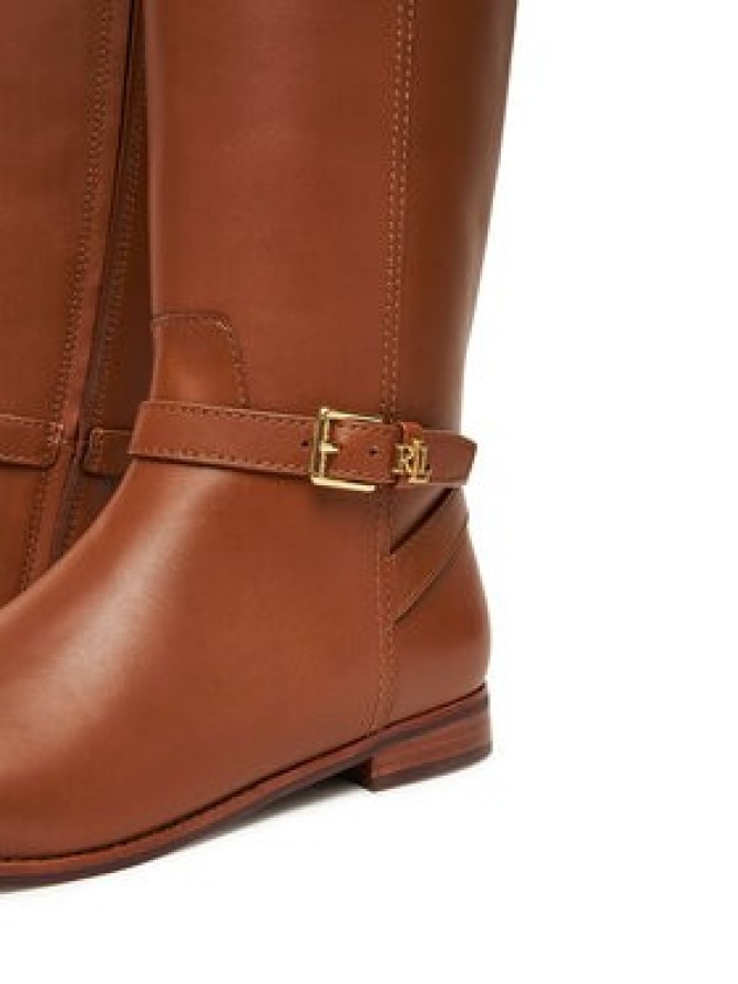 LAUREN RALPH LAUREN Oficerki Brooke Tll 2 Bo Tal 802974383001 Brązowy