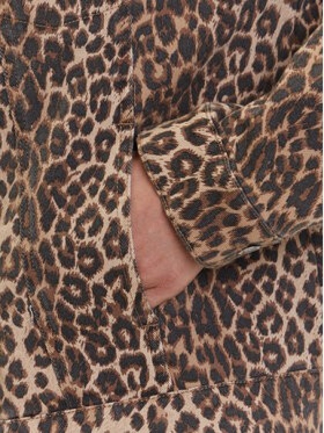 Vero Moda Kurtka jeansowa Tessa 10329961 Brązowy Oversize