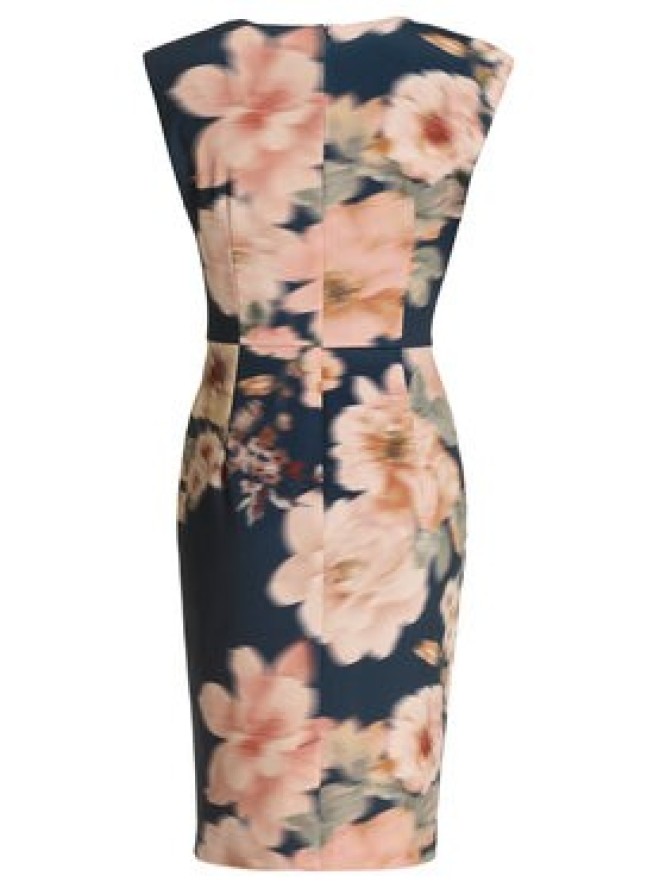 Swing Sukienka koktajlowa 5AK14700 Granatowy Regular Fit