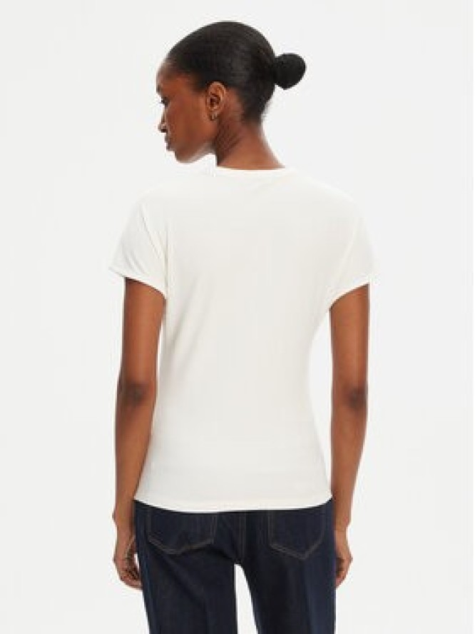 Tommy Hilfiger T-Shirt WW0WW45731 Écru Slim Fit