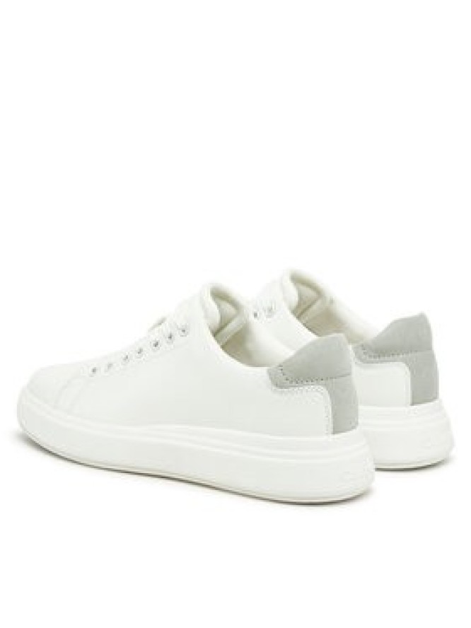 Calvin Klein Sneakersy Cupsole Lace Up - Suede Bt HW0HW02404 Biały