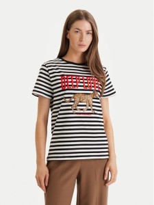 LOLA CASADEMUNT T-Shirt LS2615107 Czarny Regular Fit