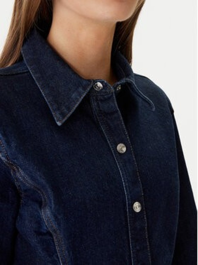 Calvin Klein Jeans Koszula jeansowa LV047E709G Granatowy