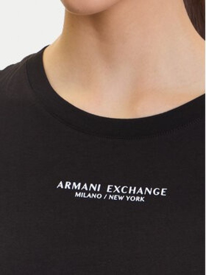 Armani Exchange T-Shirt XW001455 AF10356 UC001 Czarny Slim Fit