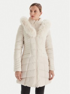 Guess Kurtka zimowa W4BL61 WGLZ0 Beżowy Slim Fit