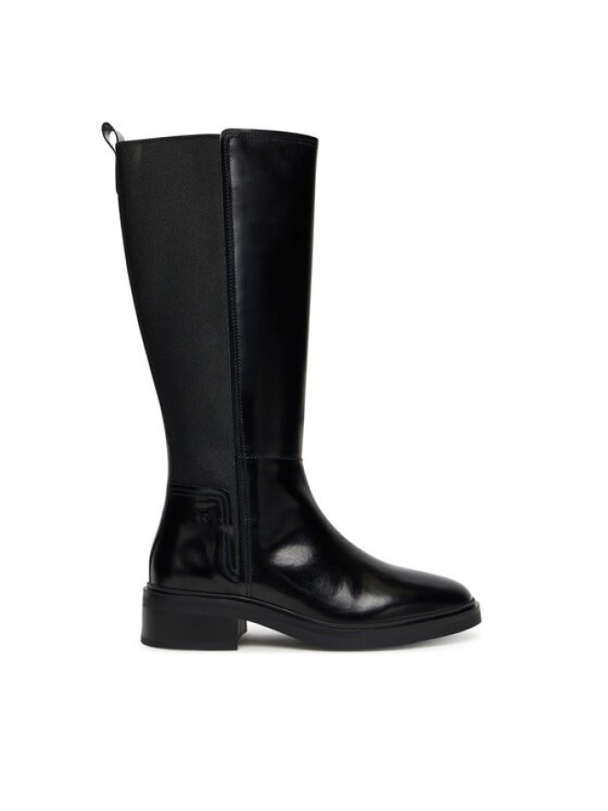 Tommy Hilfiger Kozaki Th Minimal Abrasivato Long Boot FW0FW08979 Czarny