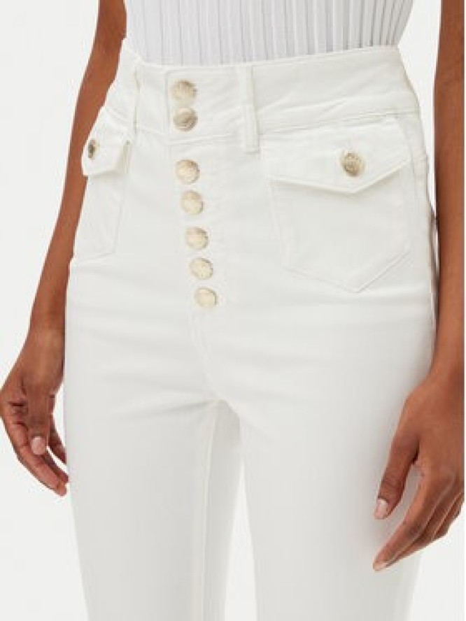 MET Jeansy M10 253PT Biały Regular Fit