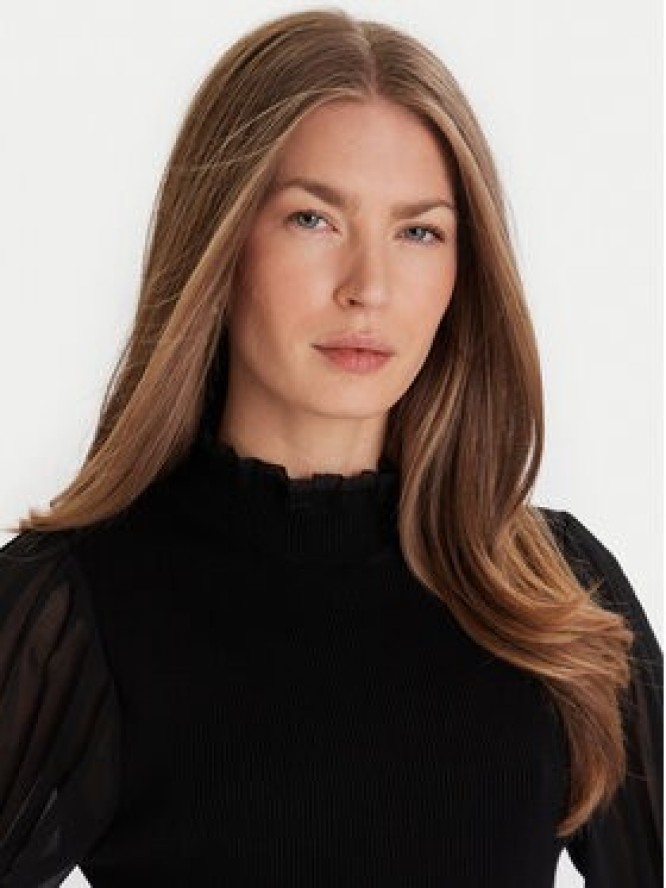 French Connection Sukienka dzianinowa 71ZBU Czarny Slim Fit