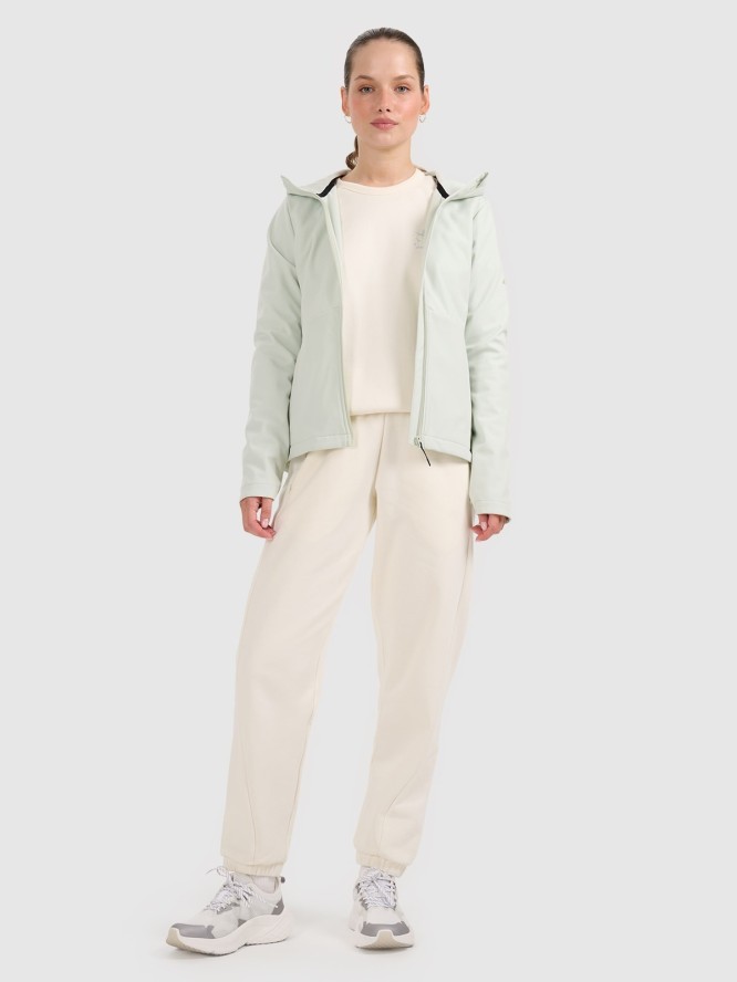 4F Kurtka softshell wiatroodporna membrana 5000 damska - turkusowa M