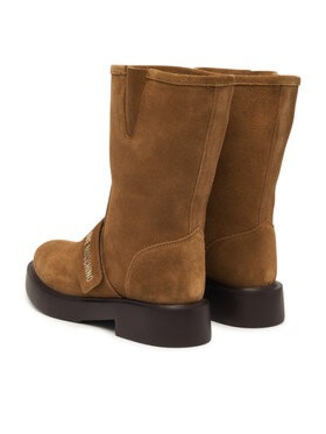 LOVE MOSCHINO Botki JA24064G1PIG0210 Brązowy