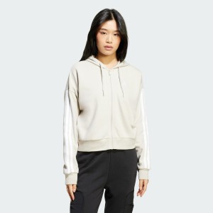 Bluza z kapturem Essentials 3-Stripes French Terry Full-Zip