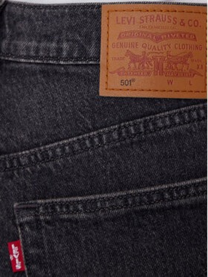 Levi's® Jeansy 501® 36200-0304 Czarny Cropped Fit