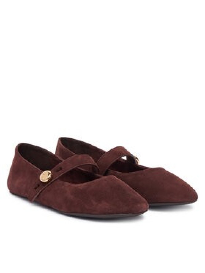 Tory Burch Baleriny 184681 Brązowy