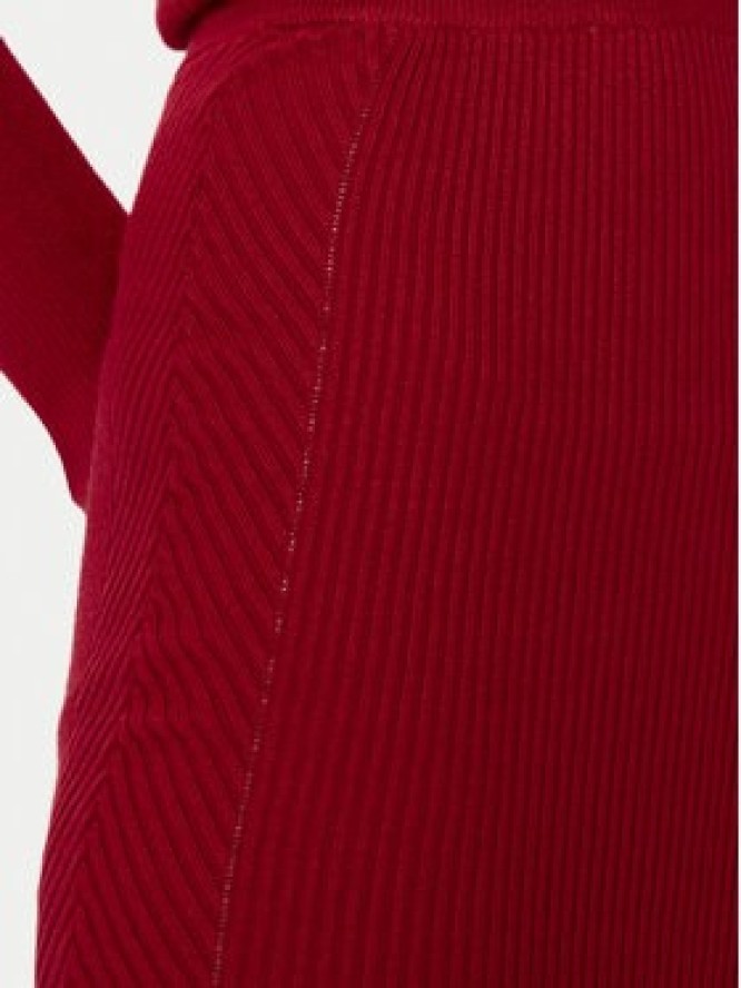 Guess Spódnica midi W5RD15 Z2V62 Czerwony Slim Fit