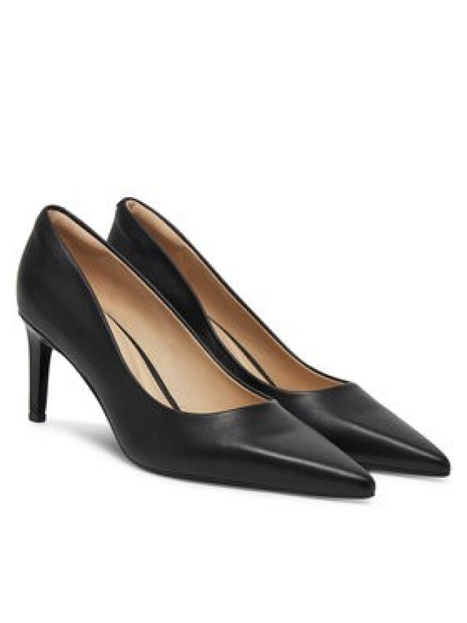 Calvin Klein Szpilki Pump 70 Pointy Hw Bar Lth HW0HW02561 Czarny