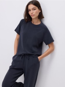 T-shirt z modalem - ciemnoszary