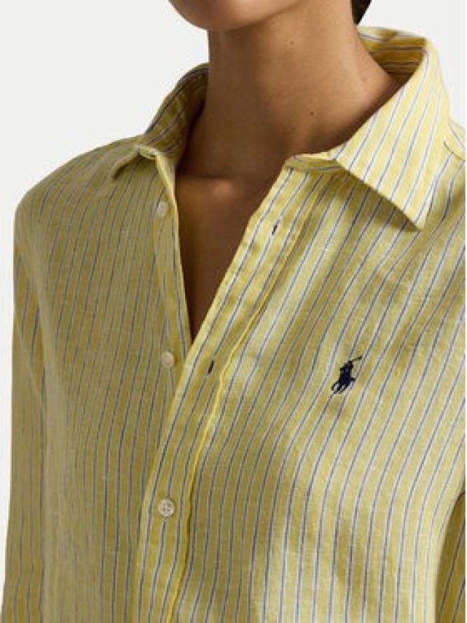 Polo Ralph Lauren Koszula 211A96158002 Żółty Regular Fit