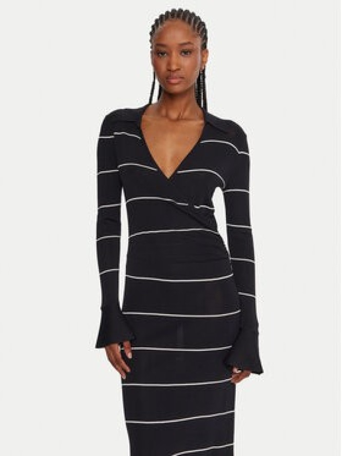 French Connection Sukienka dzianinowa 71ZAG Granatowy Regular Fit