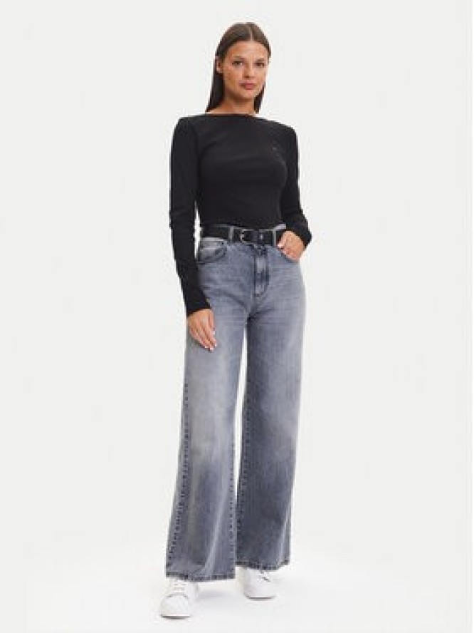 Tommy Hilfiger Bluzka WW0WW47309 Czarny Slim Fit