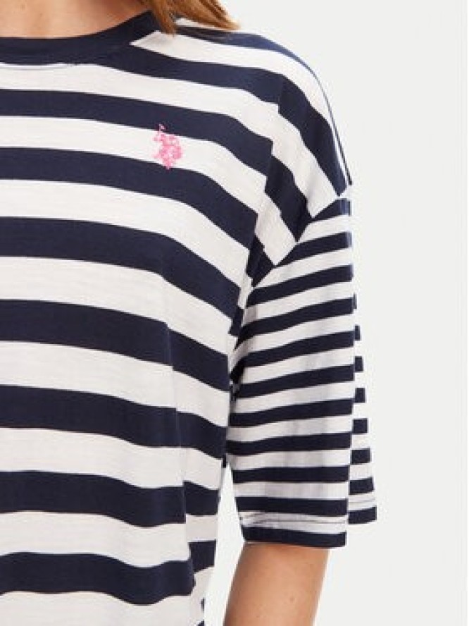 U.S. Polo Assn. T-Shirt WUP0682 Granatowy Loose Fit