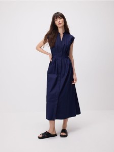 Sukienka midi - granatowy