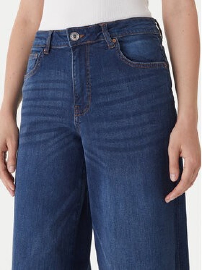 Fracomina Jeansy FP25WV3015D46002 Granatowy Wide Leg