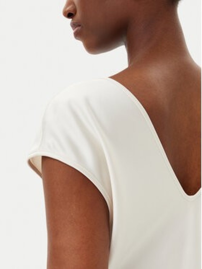 Imperial Sukienka koktajlowa AEAOJBA Écru Regular Fit