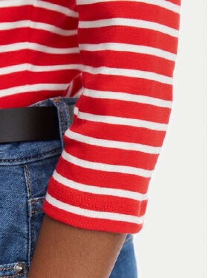 Tommy Hilfiger Bluzka Cody Boat-Nk WW0WW49928 Czerwony Regular Fit