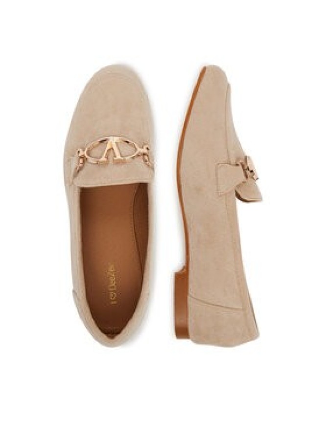 DeeZee Loafersy 200-1 Beżowy