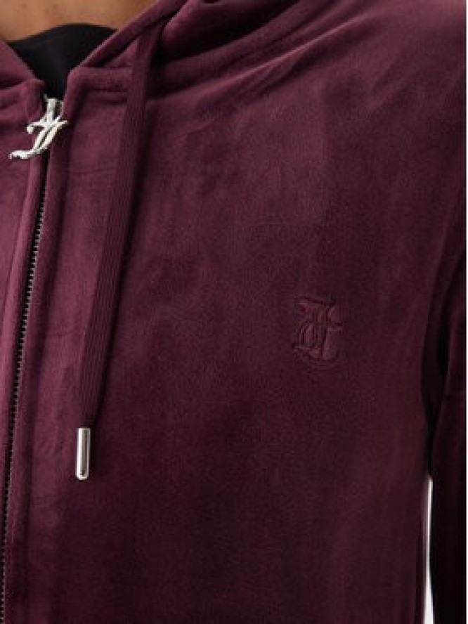 Juicy Couture Bluza Robertson JCAP176 Bordowy Slim Fit