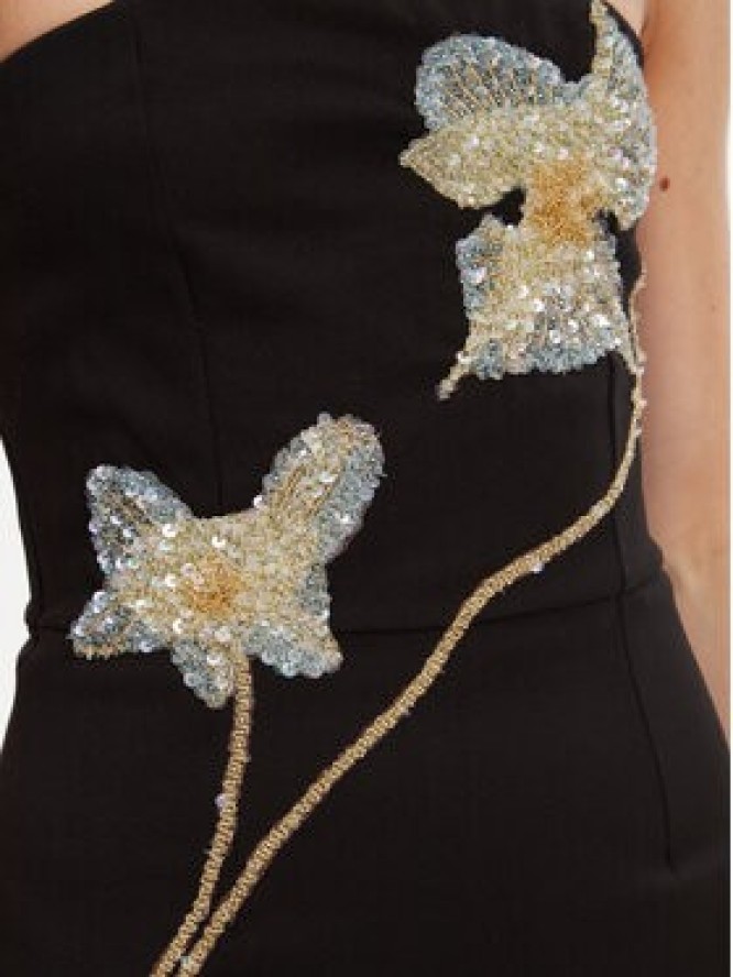 STAUD Sukienka koktajlowa Brooke R24F2171KP Czarny Slim Fit