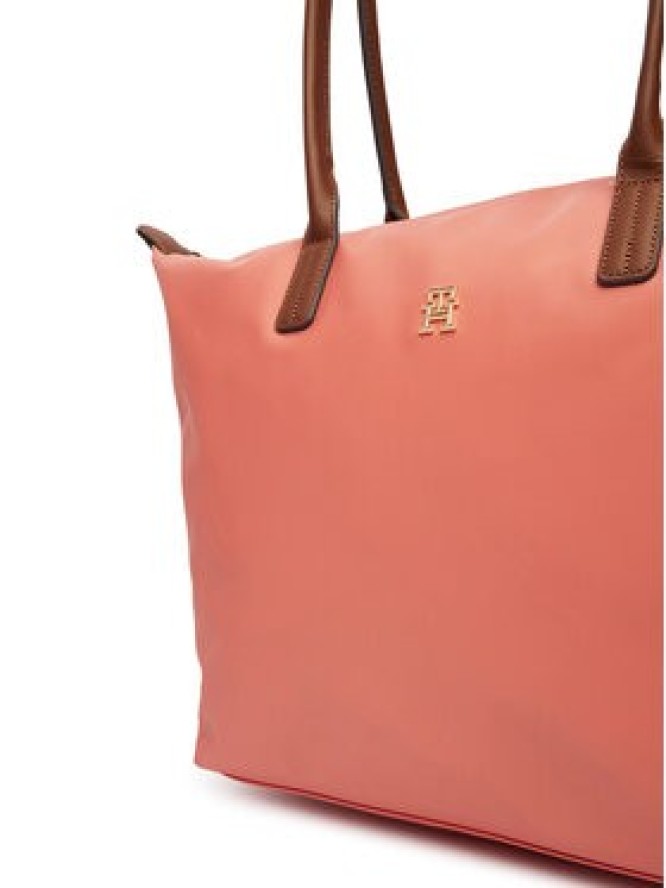 Tommy Hilfiger Torebka Popette Tote AW0AW17711 Koralowy