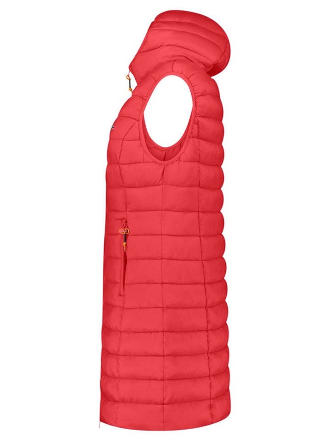 Geographical Norway Kamizelka pikowana "Vatikolor" w kolorze czerwonym rozmiar: M