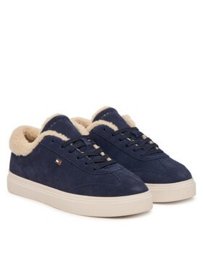 Tommy Hilfiger Sneakersy Th Chic Cupsole Wl FW0FW09597 Granatowy
