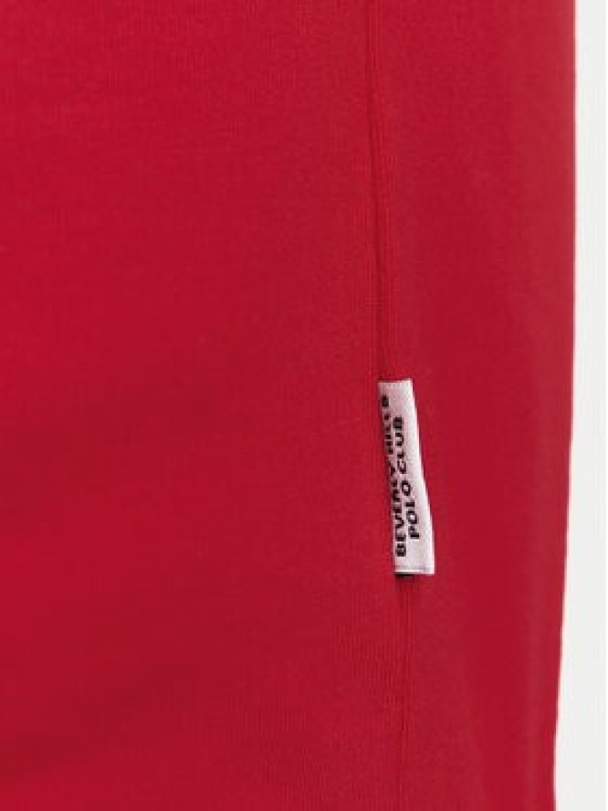 Beverly Hills Polo Club T-Shirt P-SS26W-TS516518 Czerwony Regular Fit