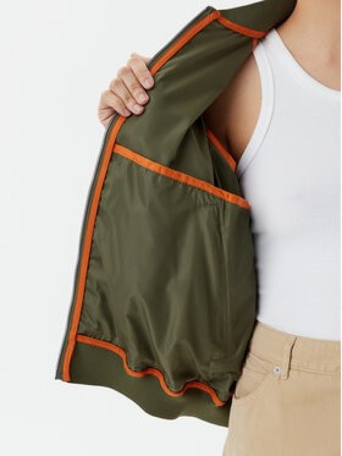 Save The Duck Kurtka bomber D32105W TWIL20 Zielony Oversize