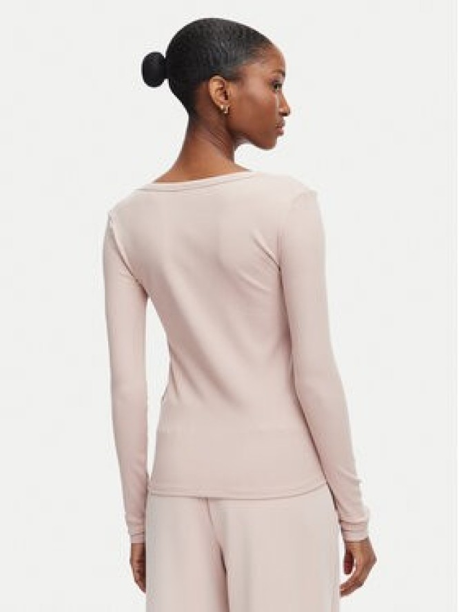 Guess Bluzka V4BP07 K8RT2 Różowy Slim Fit