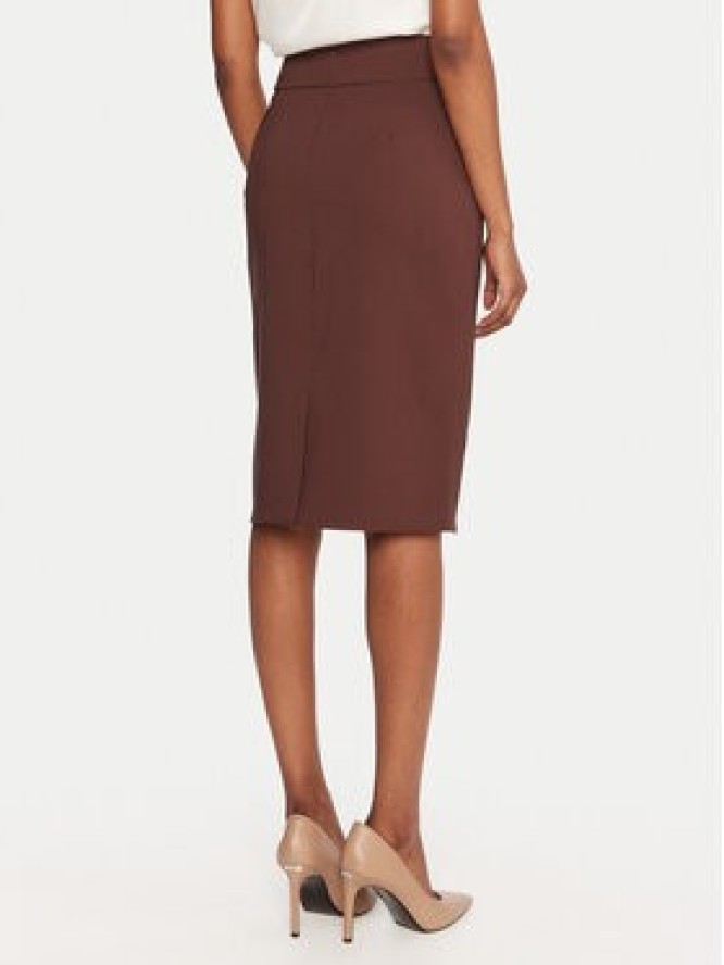 Rinascimento Spódnica ołówkowa CFC0126212003 Brązowy Slim Fit